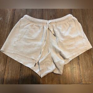 Aerie Cream Lounge Shorts